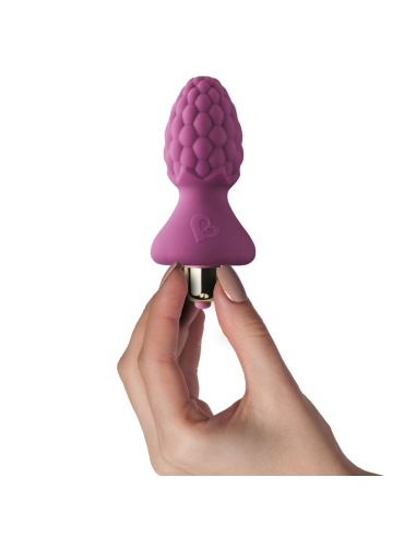 ROCKS-OFF Ass-Berries Raspberry Plug Anal - Juguete Sexy y Divertido para Placer Infinito