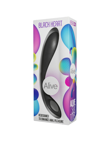 ALIVE - BLACK HEART Estimulador Anal | SexPlace.MX