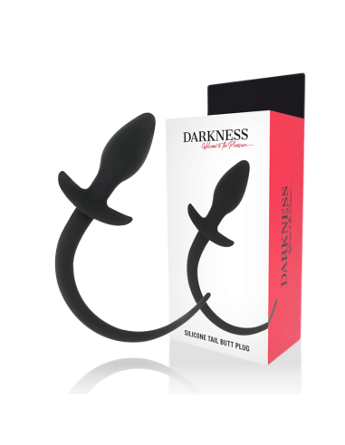 DARKNESS - Plug Anal de 28 cm en Silicona Negra