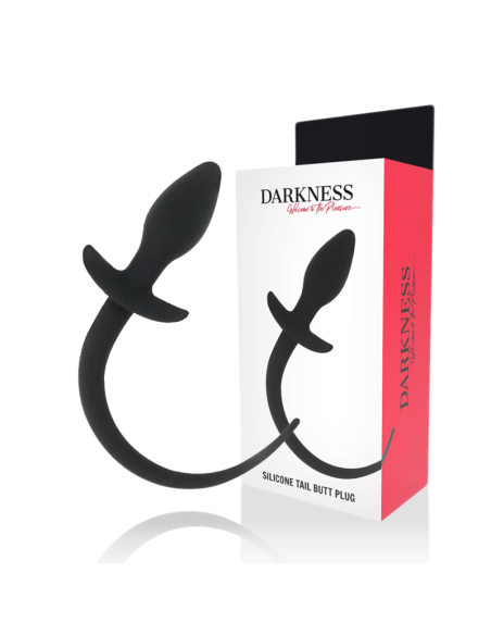 DARKNESS - Plug Anal de 28 cm en Silicona Negra