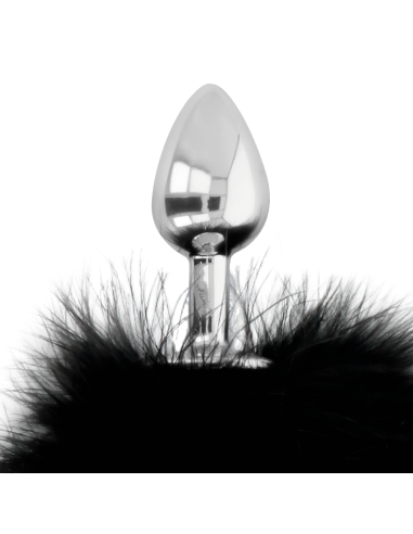 DARKNESS Buttplug Anal con Cola Negra - Estimulación y Placer para Todos (7 cm)