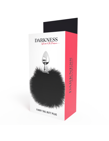 DARKNESS Buttplug Anal con Cola Negra - Estimulación y Placer para Todos (7 cm)
