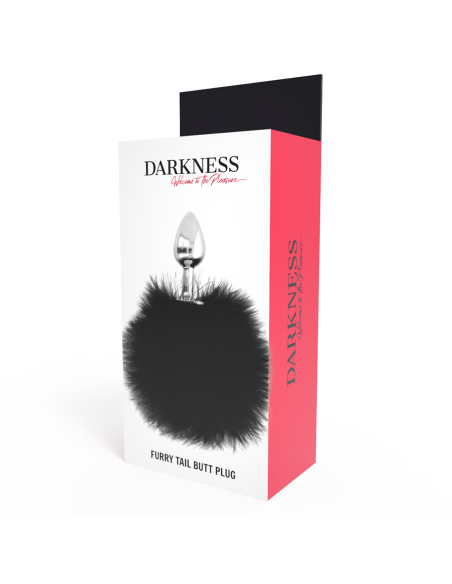 DARKNESS Buttplug Anal con Cola Negra - Estimulación y Placer para Todos (7 cm)