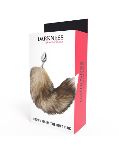 Darkness - Tail Butt Plug Silver: Placer Visual y Estimulación Anales para Todos