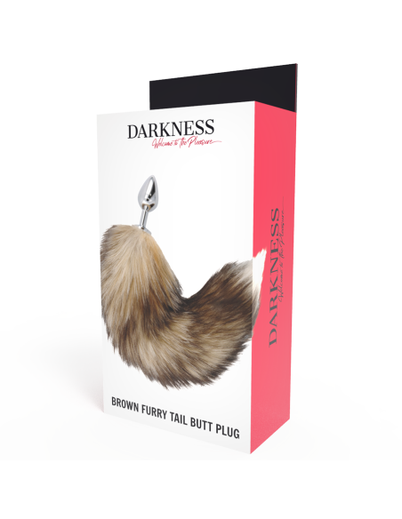 Darkness - Tail Butt Plug Silver: Placer Visual y Estimulación Anales para Todos