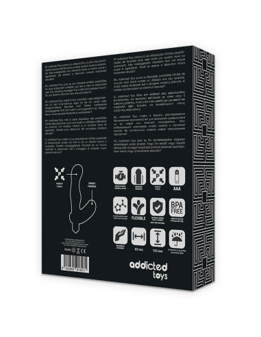 ADDICTED TOYS - Estimulador Anal Prostata Silicona | SexPlace.MX