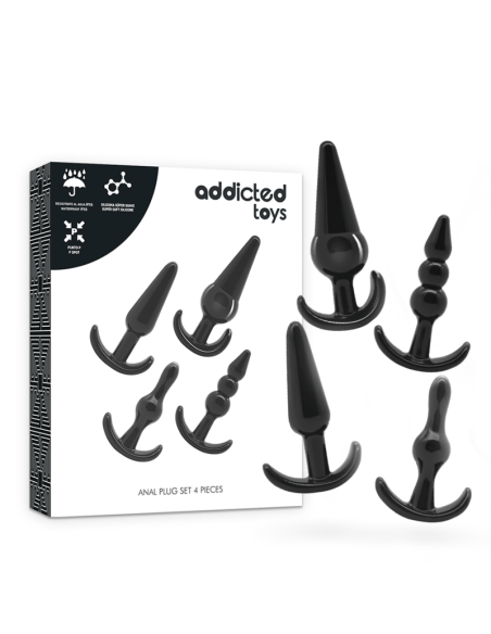 ADDICTED TOYS - Set 4 Plugs Anales | SexPlace.MX