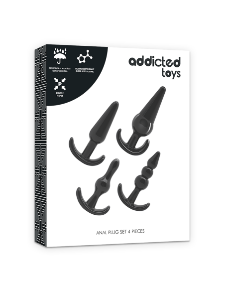 ADDICTED TOYS - Set 4 Plugs Anales | SexPlace.MX