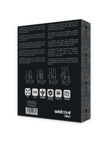 ADDICTED TOYS - Set 4 Plugs Anales | SexPlace.MX