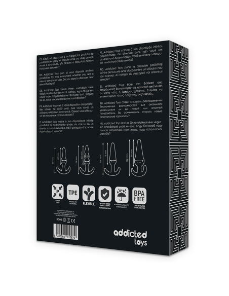 ADDICTED TOYS - Set 4 Plugs Anales | SexPlace.MX
