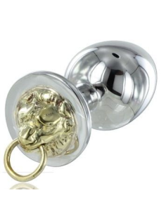 METAL HARD - Plug Anal de Acero Tigre: Placer Exclusivo y Seguro para Él y Ella