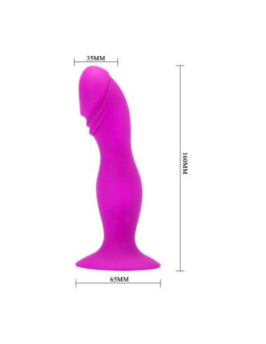 PRETTY LOVE - BOOTY PASSION: Plug Realista Silicona Suave para Estimulación Anal Unisex