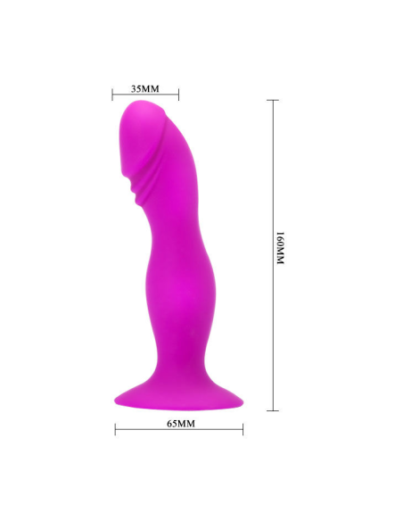 PRETTY LOVE - BOOTY PASSION: Plug Realista Silicona Suave para Estimulación Anal Unisex