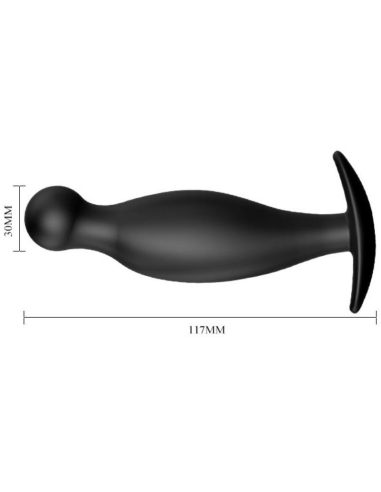 PRETTY LOVE - Plug Anal Silicona 11.7 CM Negro | SexPlace.MX