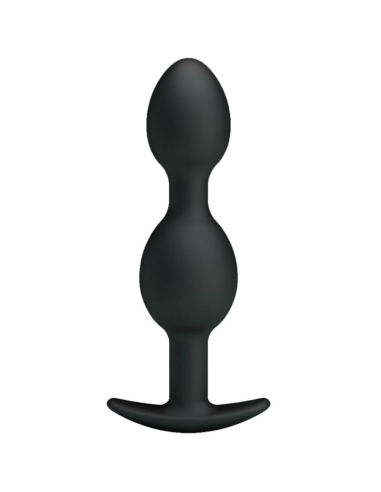 PRETTY LOVE - Bolas Anales Silicona 12.5 Cm Negro | SexPlace.MX