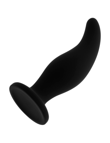 OHMAMA Plug Anal de Silicona Curvado 12 cm - Diseño Ergonómico y Suave, Ideal para Iniciar la Experiencia Anal