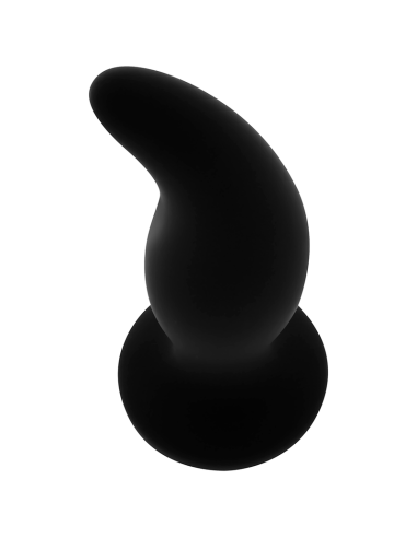 OHMAMA Plug Anal de Silicona Curvado 12 cm - Diseño Ergonómico y Suave, Ideal para Iniciar la Experiencia Anal