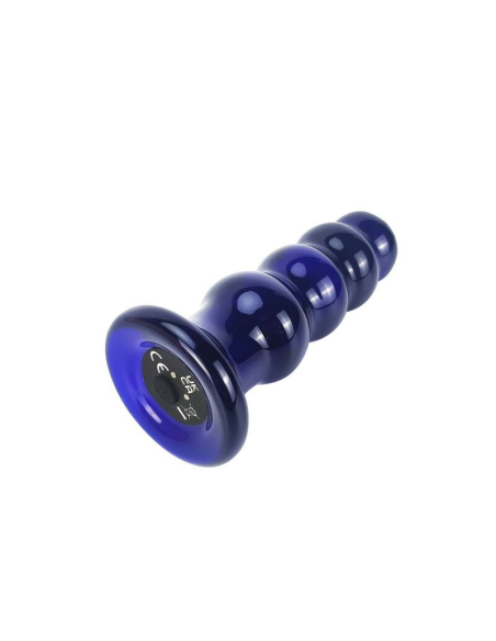 TOYJOY Buttocks - Buttplug de Vidrio Vibrante con 5 Modos de Vibración | Placer Anal Premium