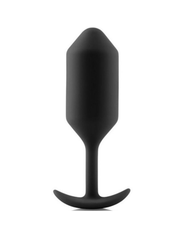 B-VIBE Snug Plug 3 - Plug Anal Ultra Confortable y Discreto para Mejora del Placer