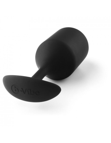 B-VIBE Snug Plug 4 Negro | Placer Anal Confortable y Discreto - 100% Body Safe