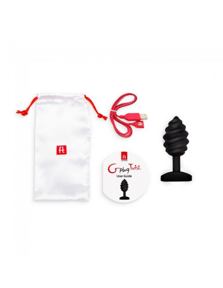 G-VIBE GPLUG TWIST: Vibrador Anal Ergonómico con 6 Modos y Silencio – Placer Infinito en Tamaño Compacto