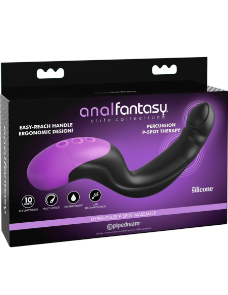 Hyper-Pulse P-Spot: Masajeador Anal Elite para Placer Inigualable | Anal Fantasy Collection