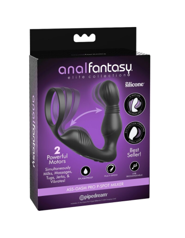 Anal Fantasy Elite Collection: Masajeador Prostático Vibrador Recargable - Placer Inigualable