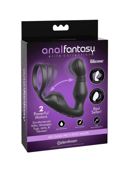 Anal Fantasy Elite Collection: Masajeador Prostático Vibrador Recargable - Placer Inigualable