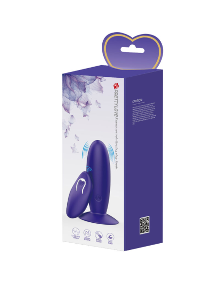 Pretty Love - Youth Plug Anal Vibrador Control Remoto Violeta