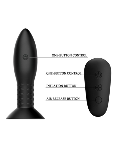 MR PLAY - Plug Anal con Bolas Rotatorias y Control Remoto | Placer Inigualable y Estimulación Profunda