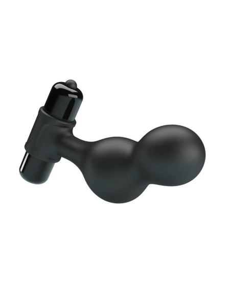 MR PLAY - Plug Anal Vibrador de Silicona Negro | 10 Funciones de Vibración y Alta Calidad