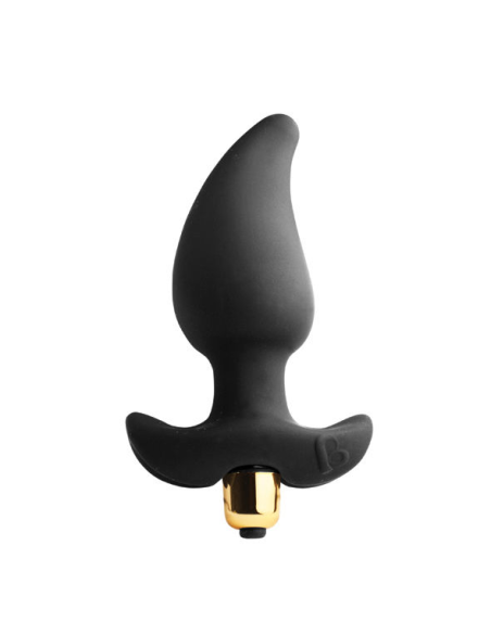 ROCKS-OFF Butt Quiver - Estimulador del Punto P 7 Velocidades Negro | Placer Anal y Silicona Segura