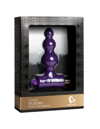 ROCKS-OFF Petite Bubbles: Estimulador Anal Lila para Placer y Aventura Sexual