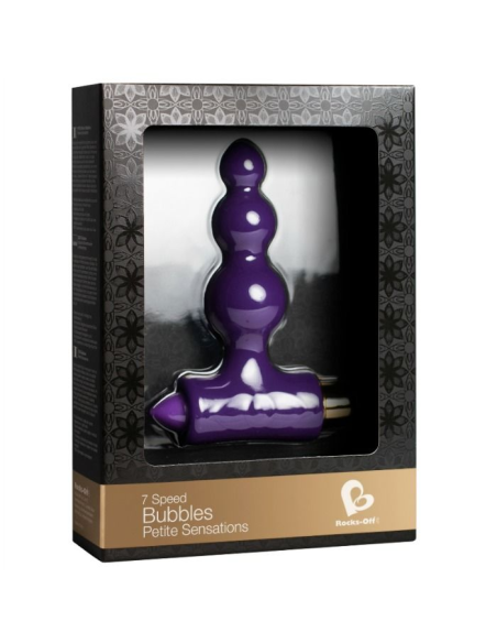 ROCKS-OFF Petite Bubbles: Estimulador Anal Lila para Placer y Aventura Sexual
