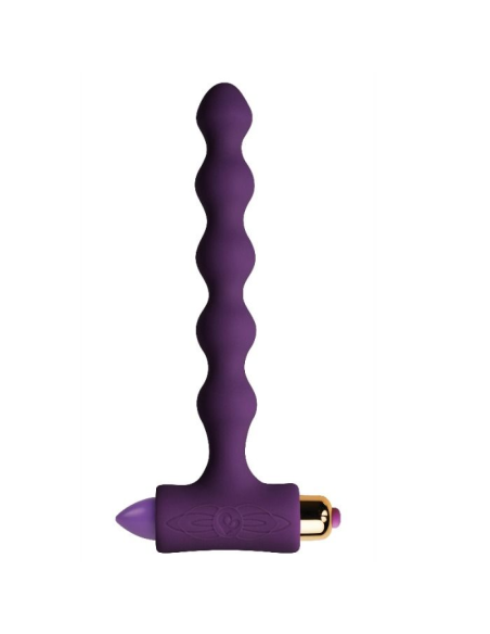 ROCKS-OFF Petite Sensations Pearls: Plug Anal Vibrante con Ondulaciones para Placer Infinito