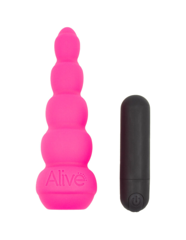 ALIVE - LANCE PRO Estimulador & Vibrador Anal Rosa | SexPlace.MX