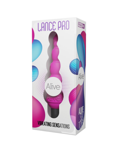 ALIVE - LANCE PRO Estimulador & Vibrador Anal Rosa | SexPlace.MX