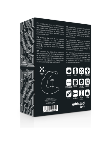 ADDICTED TOYS - Masajeador Anal Prostata con Vibración | SexPlace.MX