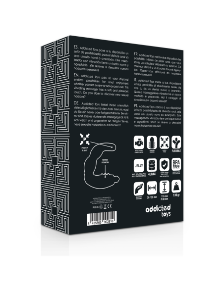 ADDICTED TOYS - Masajeador Anal Prostata con Vibración | SexPlace.MX