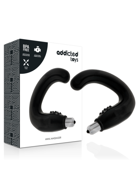 ADDICTED TOYS - Masajeador Anal Negro | SexPlace.MX