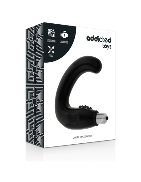 ADDICTED TOYS - Masajeador Anal Negro | SexPlace.MX