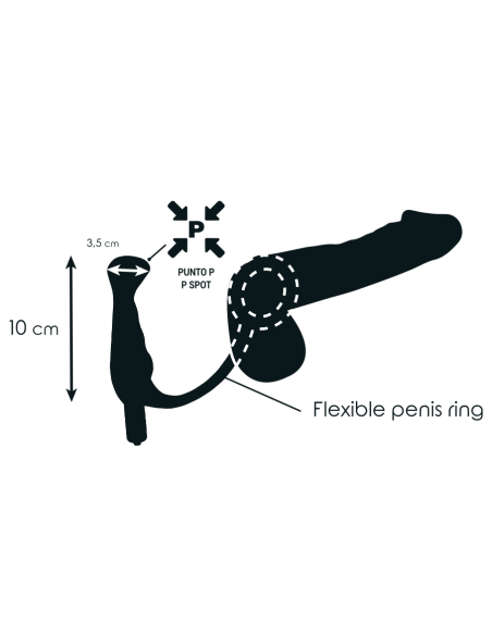 ADDICTED TOYS - Vibrador Prostático Negro 10 Cm | SexPlace.MX