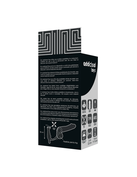 ADDICTED TOYS - Vibrador Prostático Negro 10 Cm | SexPlace.MX