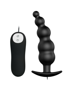 PRETTY LOVE - Plug Anal Silicona 12 Modos Vibración | SexPlace.MX