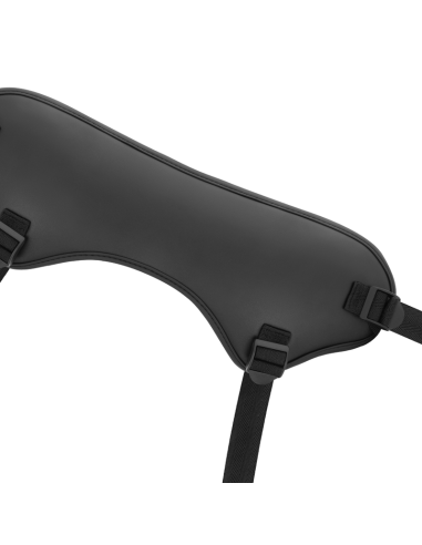 CYBER SILICOCK - Arnés con 3 Anillas de Silicona | Control y Confort para Juegos Sexuales