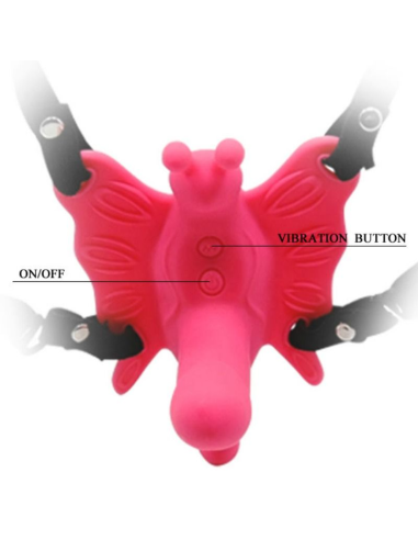 BAILE - ULTRA PASSIONATE Arnés Mariposa Vibrador | SexPlace.MX