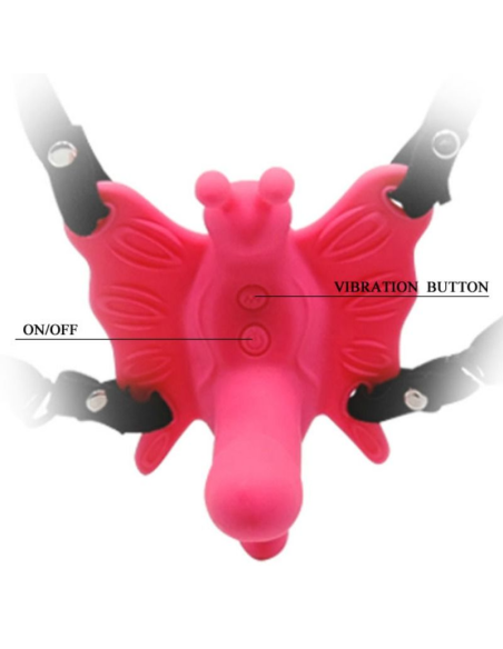 BAILE - ULTRA PASSIONATE Arnés Mariposa Vibrador | SexPlace.MX