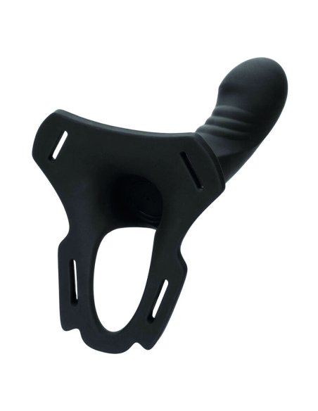 CALExotics Boundless - Arnes Recargable Multiposición con 10 Funciones de Vibración y Estimulación Intensa