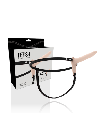 Fetish Submissive Harness - Silicona Flesh 15 cm | Arnés para Principiantes y Avanzados