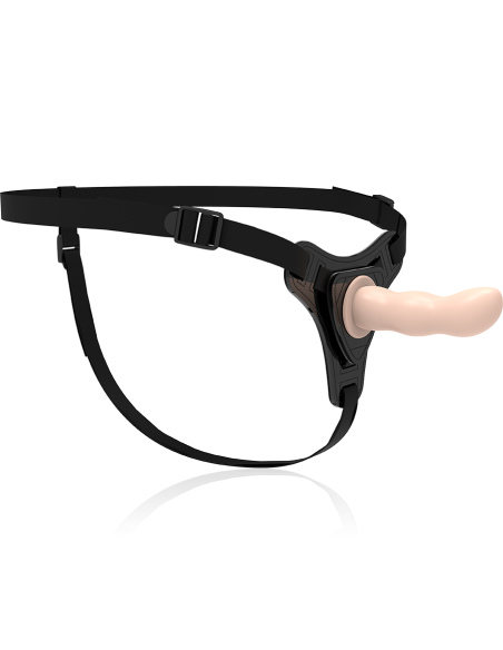 Fetish Submissive Harness - Arnés de Silicona Flesh para G-Spot de 12.5 cm | Ideal para Principiantes y Avanzados